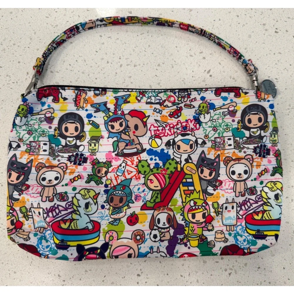 Tokidoki x JuJuBe Be Quick Bag Women OS Multicolor Like New Doodle Print Clutch